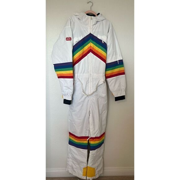 🌈 Tipsy Elves Men’s Sunrise Shredder Ski Suit NEW - Picture 4 of 14